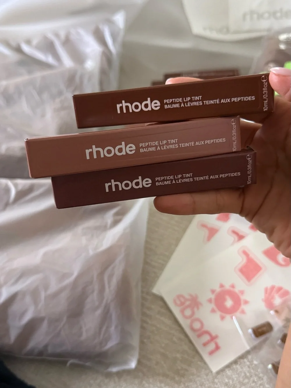 Rhode Peptide Lip Treatment Trio s2026 - Colada,Macadamia Butter,and Honey Mango